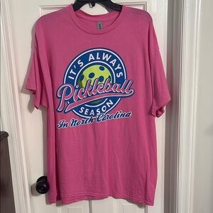 Pink Pickleball North Carolina Pink XL T-Shirt!